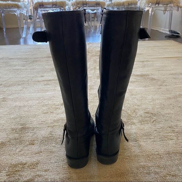 Vero Cuoio Black Leather Boots - Picture 5 of 11